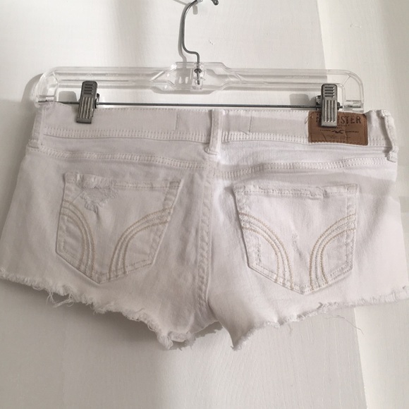 White Hollister Jean Shorts - Picture 6 of 8